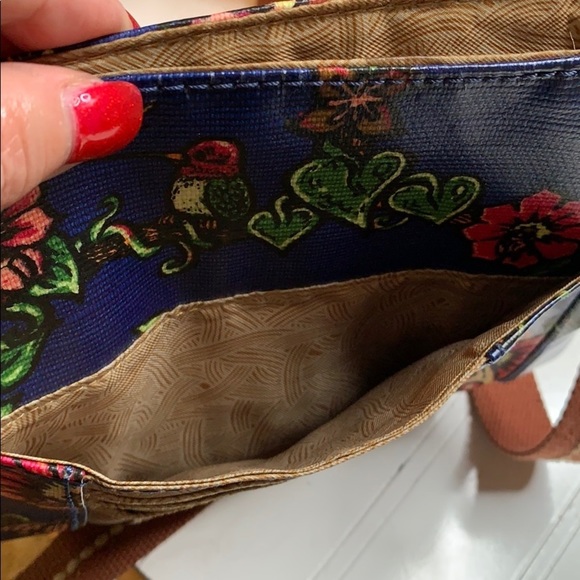 Sakroots Blue Floral Crossbody Bag - Picture 7 of 10